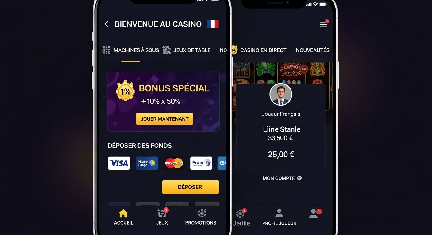 Caractéristiques et fonctionnalités casino app features